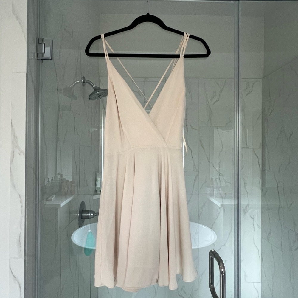Kimchi Blue Cream Mini Dress
